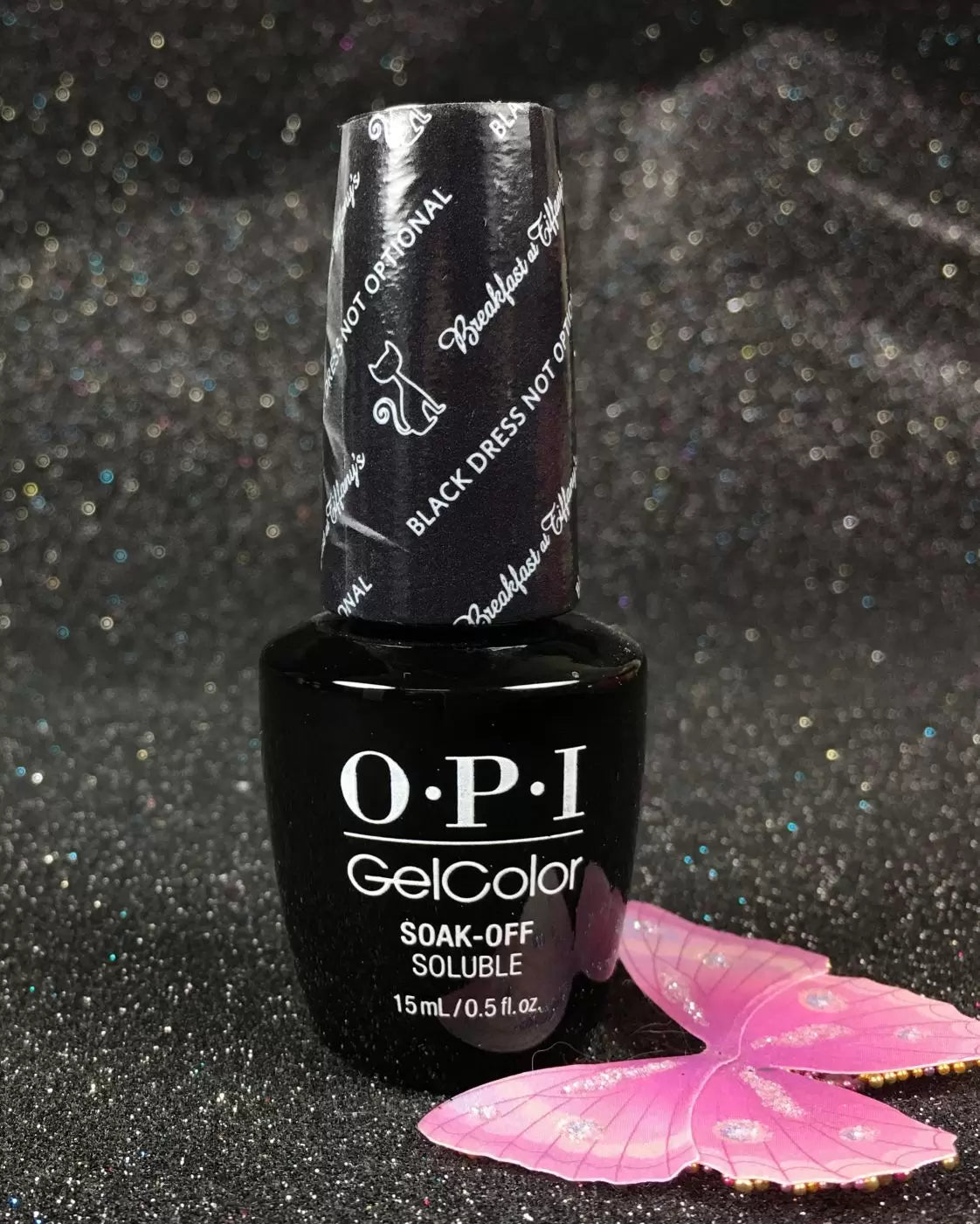 OPI GelColor Black Dress Not Optional