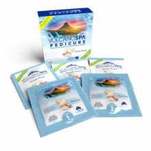 Load image into Gallery viewer, VOLCANO SPA: 6 STEP PEDICURE KIT - ACACIA (OCEAN PEARL)