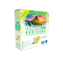 Load image into Gallery viewer, VOLCANO SPA: 6 STEP PEDICURE KIT - GREEN TEA & ALOE VERA