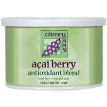 Load image into Gallery viewer, Clean & Easy Acai Berry Full Body Hard Wax - 14 oz