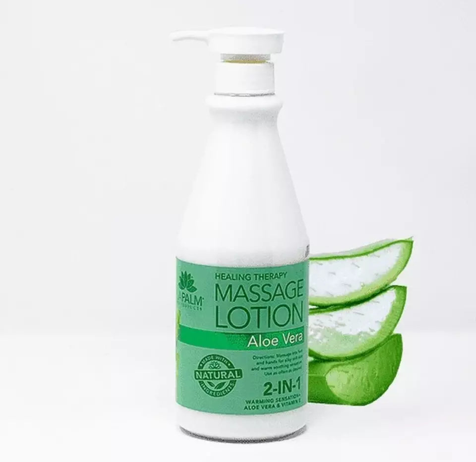 La Palm Healing Therapy Massage Lotion 8oz Aloe Vera Each