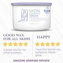 Load image into Gallery viewer, Satin Smooth Honey Hair Removal Wax with Vitamin E 14oz.