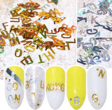 Load image into Gallery viewer, 12 Colors  Nail Art Glitters Sticker Decals - Choose Style