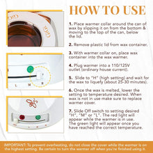 Load image into Gallery viewer, GiGi Multi-Purpose Hair Removal Wax Warmer Kit, 14 oz