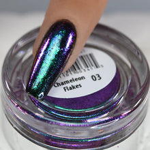 Load image into Gallery viewer, Cre8tion - Chameleon Flakes Effect Nail Art .5g (36 Colors) Choose your color