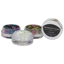 Load image into Gallery viewer, Cre8tion - Chameleon Flakes Effect Nail Art .5g (36 Colors) Choose your color