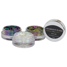 Load image into Gallery viewer, Cre8tion - Chameleon Flakes Effect Nail Art .5g (36 Colors) Choose your color