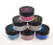 Load image into Gallery viewer, INM Northern Lights Holographic Gold Glitter Acrylic Nail Powder 0.5 oz