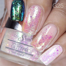 Load image into Gallery viewer, Cre8tion - Nail Art Glitter 0.5oz (Choose your color)