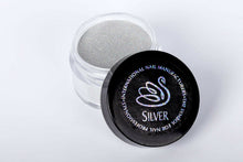 Load image into Gallery viewer, INM Northern Lights Holographic Gold Glitter Acrylic Nail Powder 0.5 oz