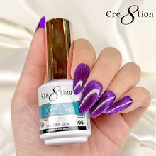 Load image into Gallery viewer, Cre8tion Winter Cat Eye Gel Collection
