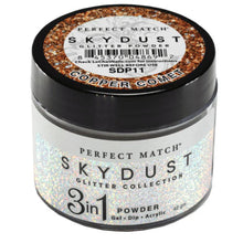 Load image into Gallery viewer, PERFECT MATCH SKY DUST GLITTER 3IN1 POWDER - SDP11 COPPER COMET
