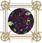 today's sparkling glitter acrylic #121