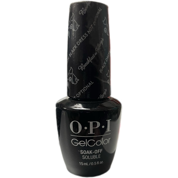 OPI gel color soak off soluble h03 black dress not optional