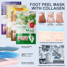 Load image into Gallery viewer, Foot Peel  Mask with collagen
