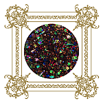today's sparkling glitter acrylic #47