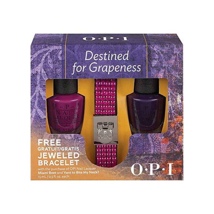 DESTINED FOR GRAPENESS NAIL POLISH SET MIAMI BEET & VANT TO BITE MY NECK