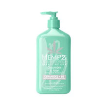 Load image into Gallery viewer, Hempz body lotion- Cucumber &amp; Aloe Herbal Body Moisturizer with Ceramides + B3
