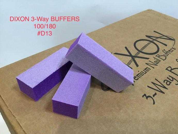 Dixon buffer 3 way Purple White grit 100/180 500 pcs
