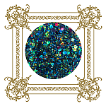 today's sparkling glitter acrylic #81