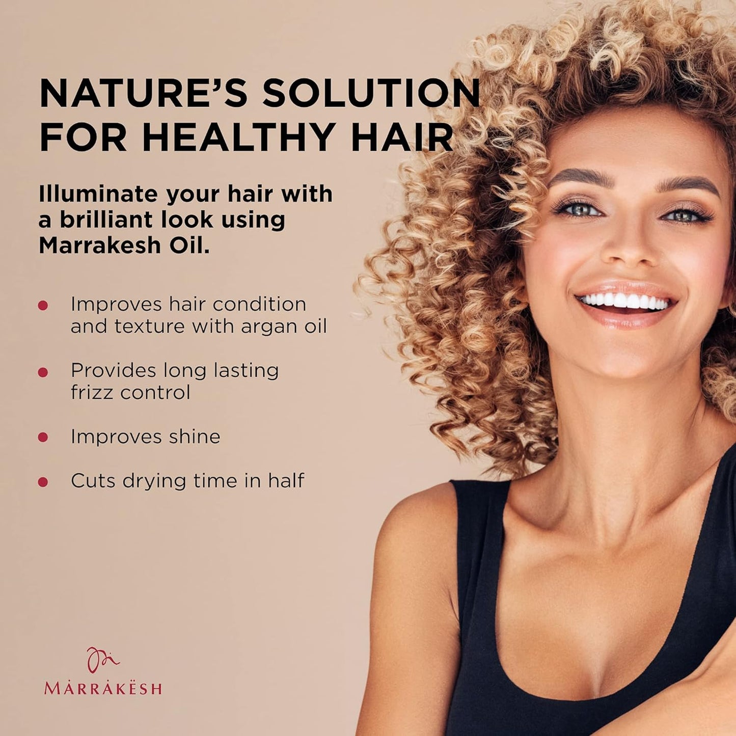 Marrakesh Oil, Isle of You - 2 fl. oz. - Morrocan Argan Oil, Hemp Seed Oil - Moisturize & Nourish Hair, Control Frizz, Increase Smoothness - Vegan & Cruelty Free