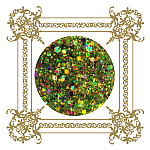 today's sparkling glitter acrylic #90
