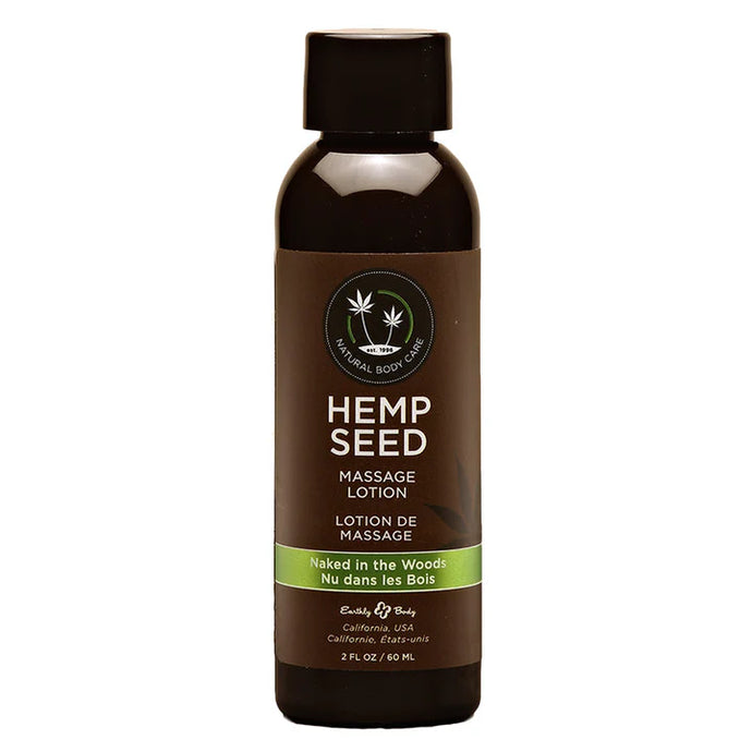 Hemp seed Massage Lotion Naked in the Woods 2oz
