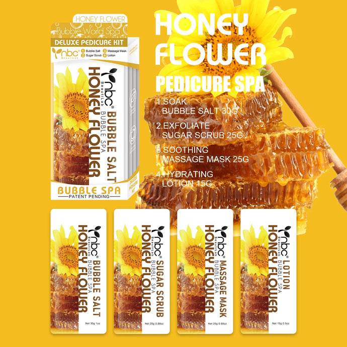 NBC Bubble World Spa Kit (4 Step) - Honey Flower