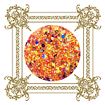 today's sparkling glitter acrylic # 98