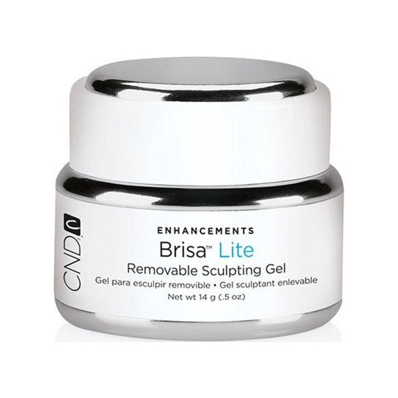CND - Brisa Lite Removable Sculpting Gel - Pure White Opaque 0.5 oz