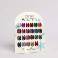 Load image into Gallery viewer, Cre8tion Winter Cat Eye Gel Collection
