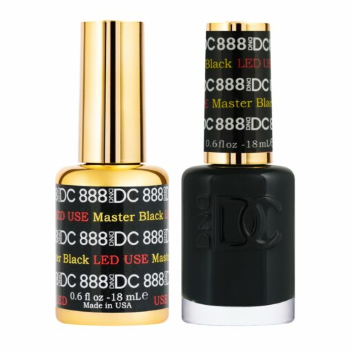 DND Duo Gel 888 Master Black