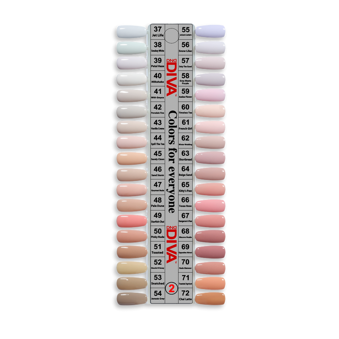 DND DIVA Full Frosted Chai Collection - 36 Polishes