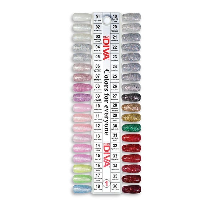 DND DIVA Full Mirrorball Collection - 36 Polishes