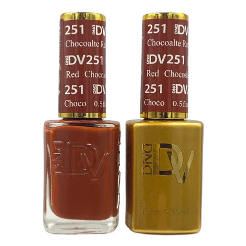 DND Duo DIVA #251 Chocolate Red