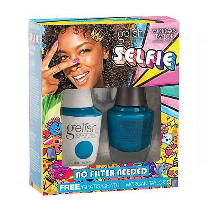 Gelish Gel Polish & Morgan Taylor Nail Polish Selfie Duo No Filter Needed