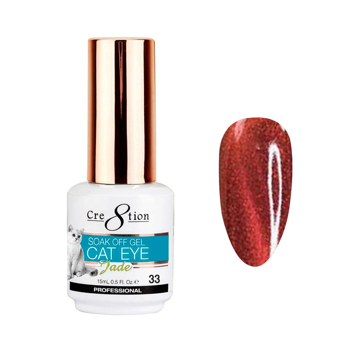 Cre8tion Cat Eye Soak Off Gel - CE 33