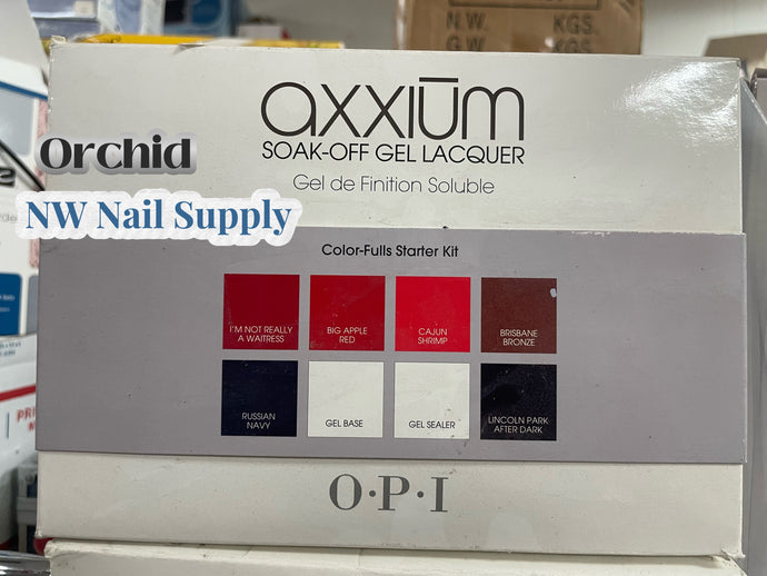 Axxium soak-off gel Lacquer - color fulls starter kit