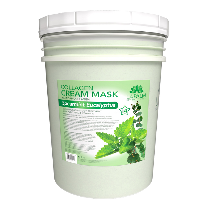 LAPALM Collagen Cream Mask Bucket - Spearmint Eucalyptus