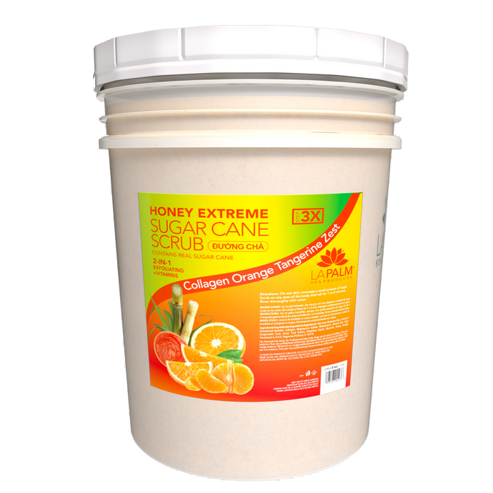 LAPALM Sugar Scrub Extreme Bucket - Orange Tangerine Zest