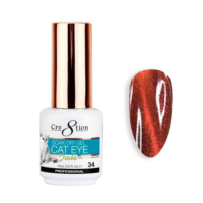 Cre8tion Cat Eye Soak Off Gel - CE 34