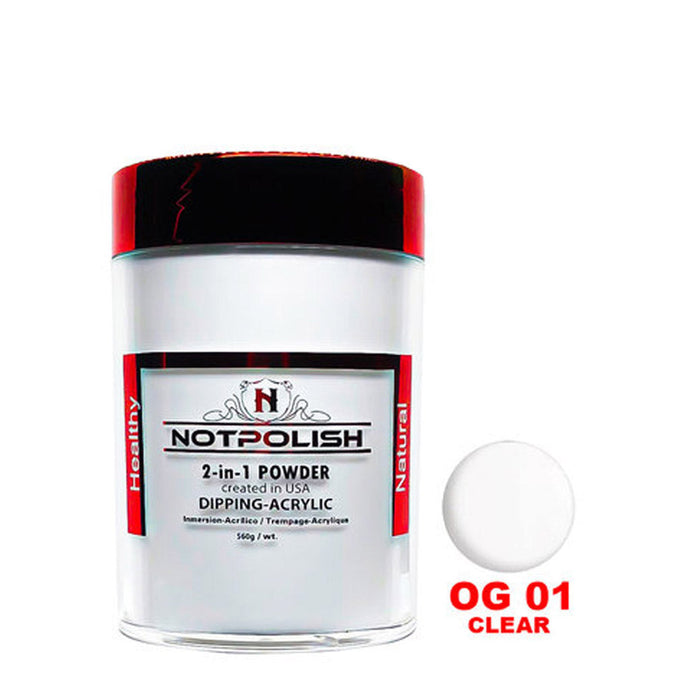 NotPolish Matching Powder 16oz - OG 01 Clear