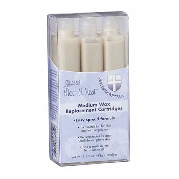 medium wax replacement cartridges-easy spread formula