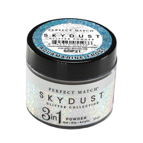 ERFECT MATCH SKY DUST GLITTER 3IN1 POWDER - SDP21 AQUAMARINE FRO