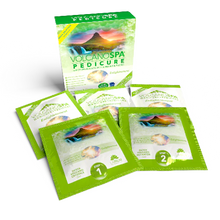 Load image into Gallery viewer, VOLCANO SPA: 6 STEP PEDICURE KIT - LEMONGRASS &amp; GINGER (ENLIGHTENMENT)
