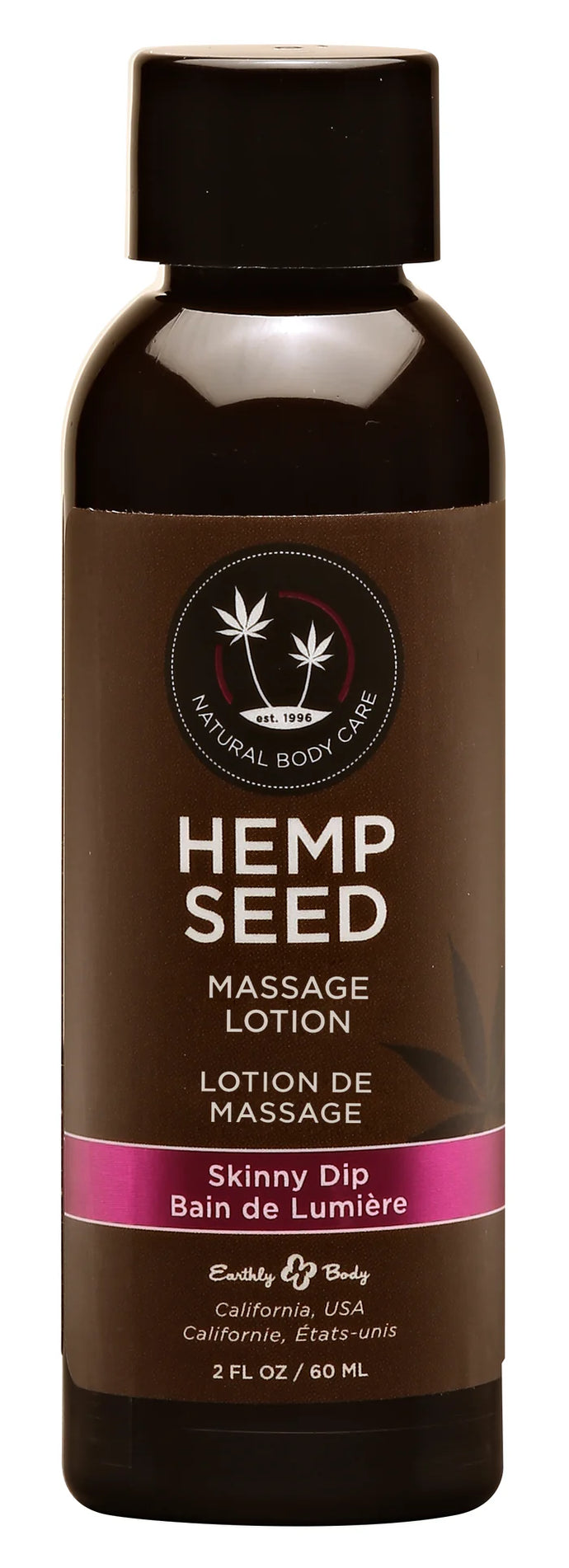 Hemp Seed Massage Lotion - Skinny Dip - 2 Fl.
