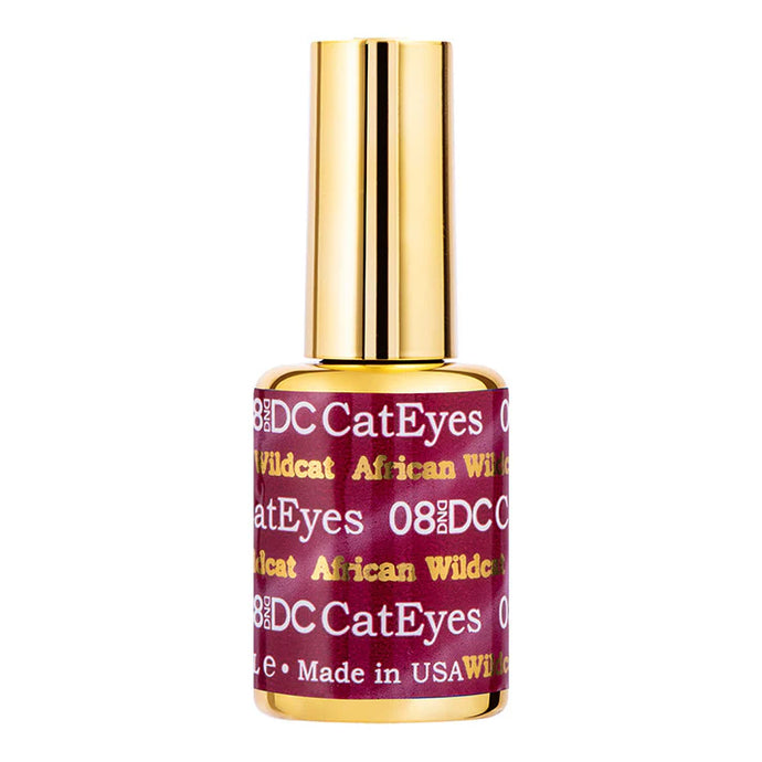 DND DC CAT EYE GEL 08 - AFRICAN WILDCAT