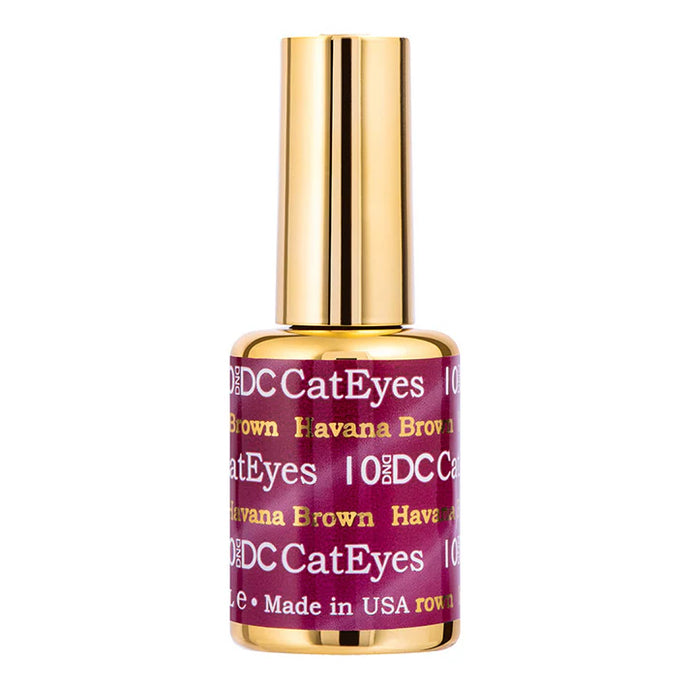 DND DC CAT EYE GEL 10 - HAVANA BROWN