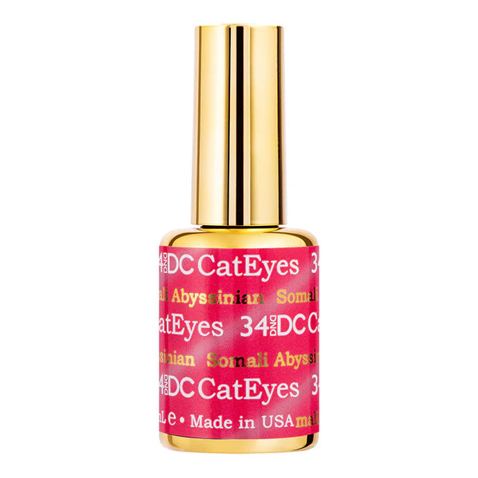 DND DC CAT EYE GEL#34 - SOMALI ABYSSINIAN