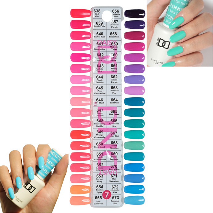 DND DC Pure Gel Polish Set Collection #7 - 36 packs